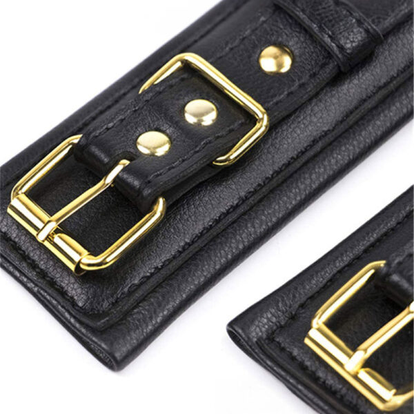 11467-black-leather-padded-ankle-leg-cuffs-with-golden-chain-ek252420078-love-boutique-cyprus 11467-black-leather-padded-ankle-leg-cuffs-with-golden-chain-ek252420078-love-boutique-cyprus