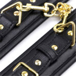 11467-black-leather-padded-ankle-leg-cuffs-with-golden-chain-ek252420078-sexshop-limassol