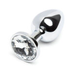 11771-large-clear-crystal-metal-butt-plug-anal-jewel-9-cm-ek361200033-sexshop-limassol