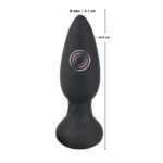 11855-black-velvets-remote-controlled-vibrating-butt-plug-14cm-ek05964000000-limassol-loveshop