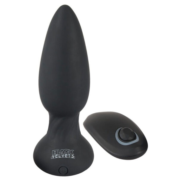 11855-black-velvets-remote-controlled-vibrating-butt-plug-14cm-ek05964000000-sexshop-limassol