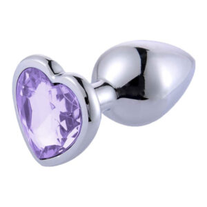 11875-medium-heart-base-metal-butt-plug-sparkling-purple-8-cm-ekag007-m-sexshopcyprus