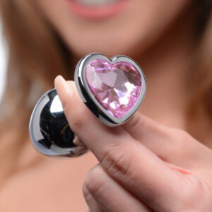 11891-medium-heart-base-metal-butt-plug-pink-8-cm-ekag009-medium-sexshop-limassol