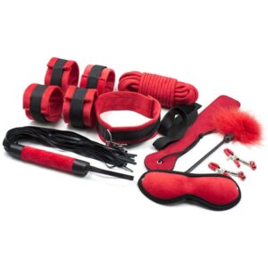 12903-Naughty-Toys-Bondage-Set-Red-Black-9-Pcs-333200035-sexshop-Omonias