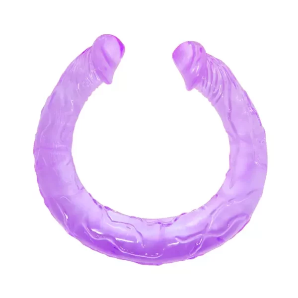 16039-BAILE-Double-Dong-Jelly-Purple-Dildo-LoveShopCY 16039-BAILE-Double-Dong-Jelly-Purple-Dildo-LoveShopCY