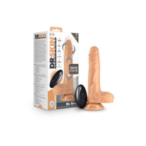 19195-dr-skin-dr-grey-thrusting-remote-dildo-vanilla-LOVE-SHOP-CY