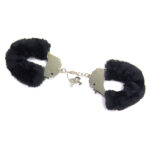 21287-naughty-toys-trong-stainless-steel-wrist-cuffs-lock-furry-black-sexshopcyprus