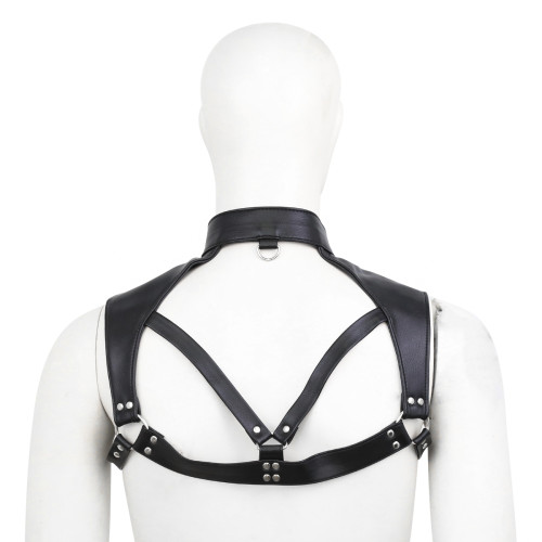 23701-leather_chest_harness_neck_collar_S_M_sex_love_limassol_2 23701-leather_chest_harness_neck_collar_S_M_sex_love_limassol_2