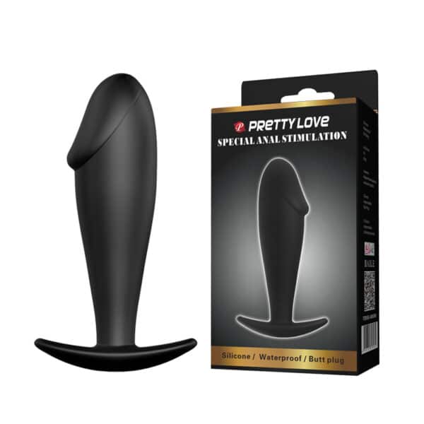 25973-Pretty-Love-silicone-Butt-Plug-10-x-3-cm-BLACK-BI-040040N-LOVESHOP