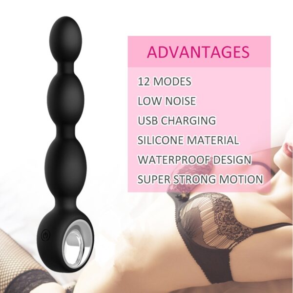 26187-TOYBOX-REAR-LOVE-Flexible-beaded-anal-vibrator-sex-shop-Cyprus 26187-TOYBOX-REAR-LOVE-Flexible-beaded-anal-vibrator-sex-shop-Cyprus