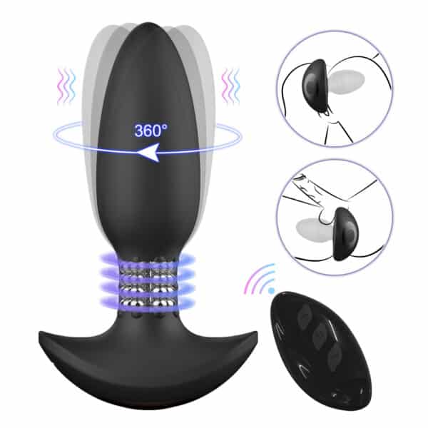26249-TOYBOX-The-Revolver-Remote-controlled-Vibrating-Rotating-anal-Plug-LOVESHOP 26249-TOYBOX-The-Revolver-Remote-controlled-Vibrating-Rotating-anal-Plug-LOVESHOP