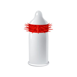 6172-egzo-hot-red-condom-1-piece-extravagant-latex-condom-sexshopcyprus