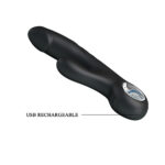 7371-pretty-love-selene-black-silicone-dildo-rabbit-vibrator-sexshop-limassol