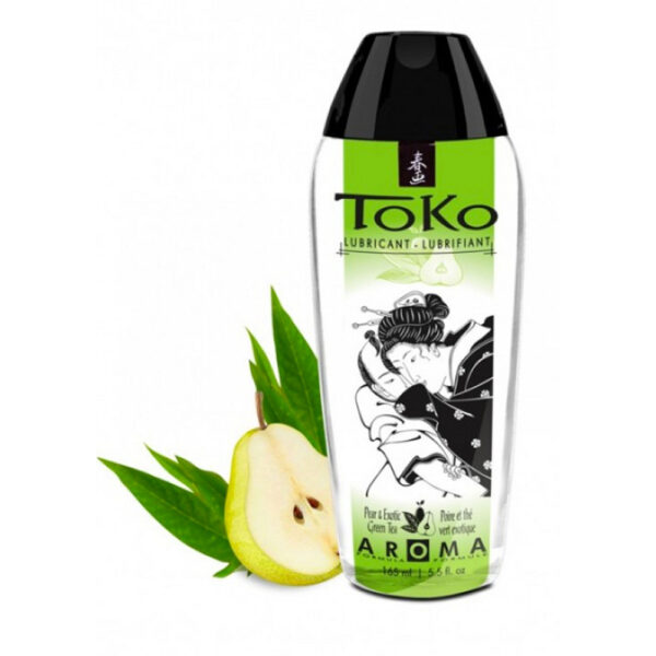 8177-shunga-toko-pear-and-exotic-green-tea-water-based-lubricant-165ml-sex-shop-paphos