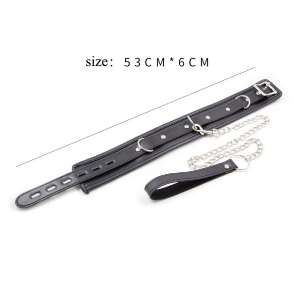 9285-heavy-duty-black-leather-collar-with-metallic-leash-limassol-love-shop 9285-heavy-duty-black-leather-collar-with-metallic-leash-limassol-love-shop