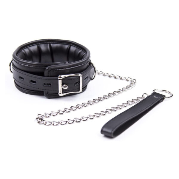 9285-heavy-duty-black-leather-collar-with-metallic-leash-sexshop-cyprus 9285-heavy-duty-black-leather-collar-with-metallic-leash-sexshop-cyprus