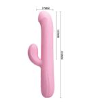 95911-Pretty-Love-Truman-rechargeable-Rabbit-Vibrator-Pink-Sex-Shop-Paphos