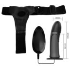 Strap-on-harness-MYRON-with-vibration-silicone-black-dildo-18cm-83921