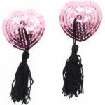 naughty-toys-pink-heart-burlesque-sequin-nipple-black-tassels-sex-shop-Limassol