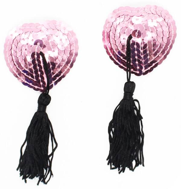 naughty-toys-pink-heart-burlesque-sequin-nipple-black-tassels-sex-shop-Limassol