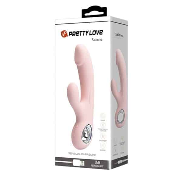 15029-Pretty-Love-Selene-Bunny-dildo-vibrator-Light-Pink-19-cm-sexshop-CY 15029-Pretty-Love-Selene-Bunny-dildo-vibrator-Light-Pink-19-cm-sexshop-CY