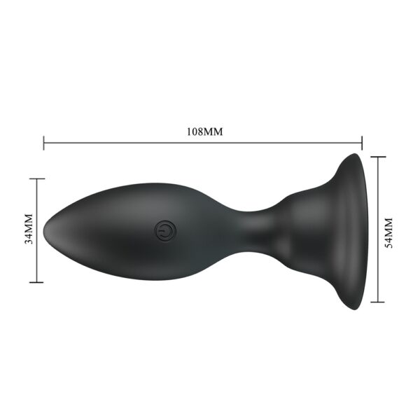 25983-BI-040076-Pretty-Love-Vibrating-Butt-Plug-with-Suction-Base-BLACK-sex-shop-Yermasoyia 25983-BI-040076-Pretty-Love-Vibrating-Butt-Plug-with-Suction-Base-BLACK-sex-shop-Yermasoyia