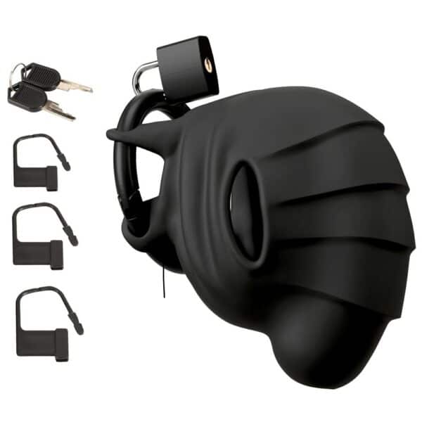 50043650000-black-velvets-cock-and-ball-silicone-cage-with-padlocks-sex-shop-larnaca