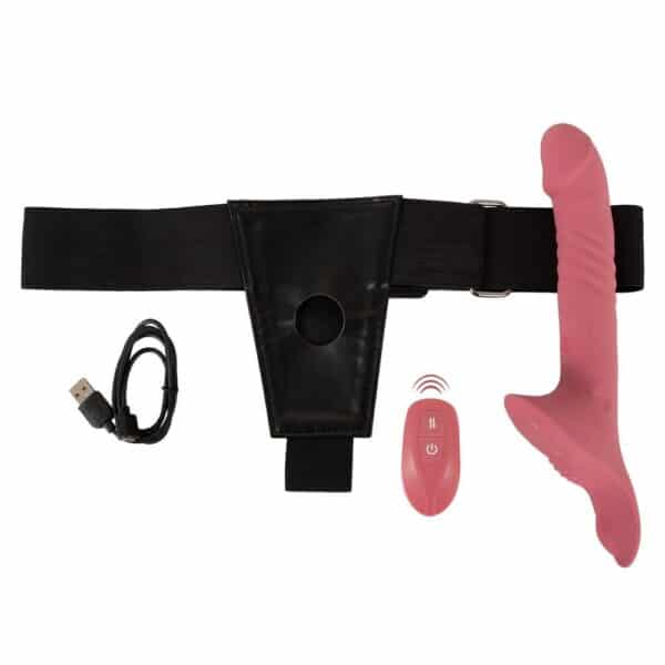 54051220000-strap-on-set-harness-with-remote-controlled-thrusting-vibrator-sexshopcy 54051220000-strap-on-set-harness-with-remote-controlled-thrusting-vibrator-sexshopcy
