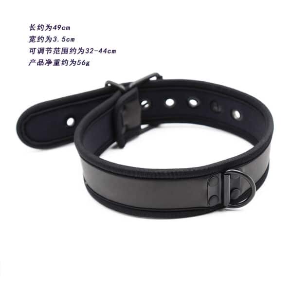 11691-black-neoprene-bondage-puppy-collar-o-s-sex-shop-Paphos