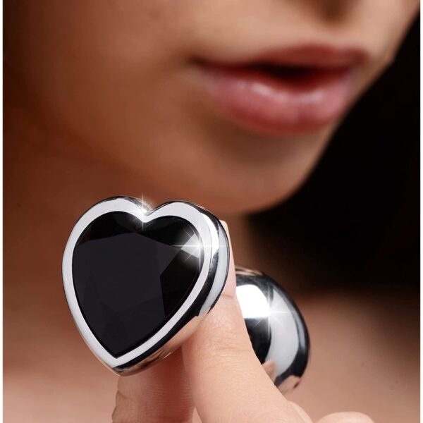 17485-medium-heart-base-metal-butt-plug-black-8-x-3-4-cm-sexshop-Limassol 17485-medium-heart-base-metal-butt-plug-black-8-x-3-4-cm-sexshop-Limassol
