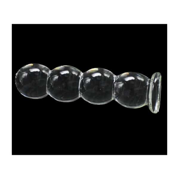23737-clear-beaded-glass-anal-plug-massager-15-x-3-cm-sexshop-Lemesos
