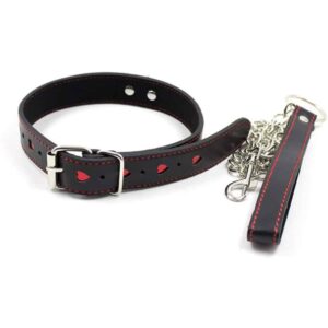 11357-leather-neck-collar-with-metal-leash-chain-Ayia-Napa-sex-shop