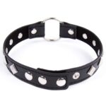 16213-one-size-adjustable-black-faux-leather-studded-neck-collar-Larnaka-sexshop