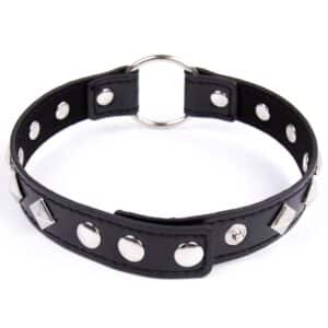 16213-one-size-adjustable-black-faux-leather-studded-neck-collar-Larnaka-sexshop
