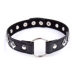 16213-one-size-adjustable-black-faux-leather-studded-neck-collar-Limassol-sexshop