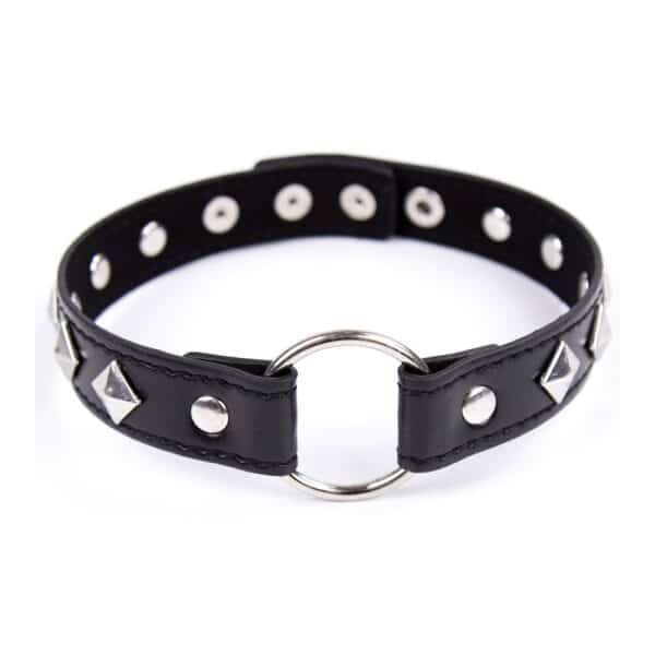 16213-one-size-adjustable-black-faux-leather-studded-neck-collar-Limassol-sexshop