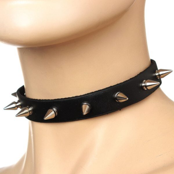16215-adjustable-leather-neck-collar-choker-with-metal-spikes-Nicosia-sexshop 16215-adjustable-leather-neck-collar-choker-with-metal-spikes-Nicosia-sexshop