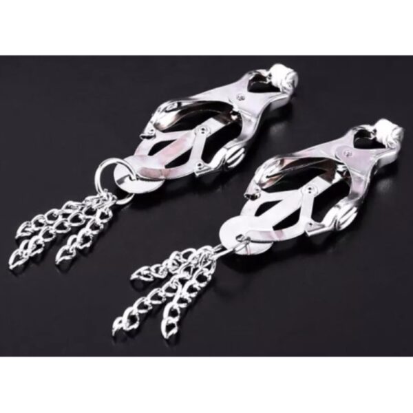 16689-japanese-style-clover-nipple-clamps-with-chain-tassels-tits-sex-shop-Limassol 16689-japanese-style-clover-nipple-clamps-with-chain-tassels-tits-sex-shop-Limassol