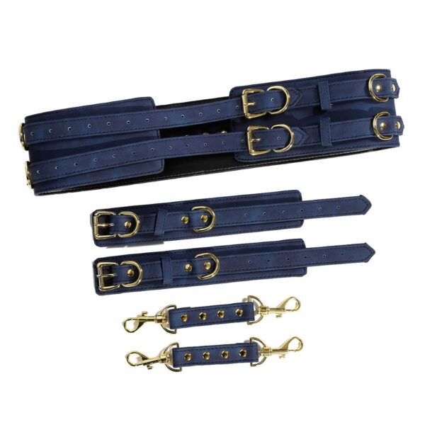 23035-naughty-toys-blue-gold-leather-corset-cuffs-restraints-2pcs-set-sexshop-Limassol 23035-naughty-toys-blue-gold-leather-corset-cuffs-restraints-2pcs-set-sexshop-Limassol