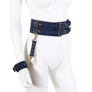23035-naughty-toys-blue-gold-leather-corset-cuffs-restraints-2pcs-set-sexshop-Paphos