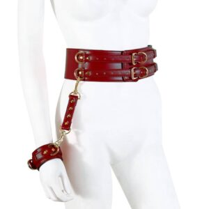 23041-naughty-toys-wine-red-gold-leather-corset-cuffs-restraints-2pcs-set-LoveShop-Yermasoyia