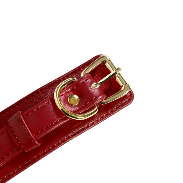 23041-naughty-toys-wine-red-gold-leather-corset-cuffs-restraints-2pcs-set-Paphos-sex-shop 23041-naughty-toys-wine-red-gold-leather-corset-cuffs-restraints-2pcs-set-Paphos-sex-shop