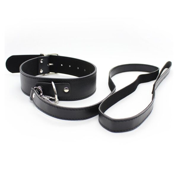 23223-naughty-toys-faux-leather-collar-with-leash-o-s-Limassol-sexshop