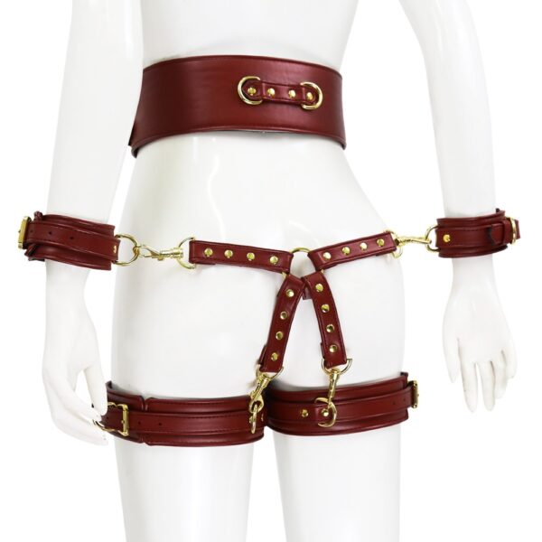 23727-premium-fetish-collection-complete-6-piece-set-wine-red-gold-Limassol-Love-Shop