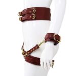 23727-premium-fetish-collection-complete-6-piece-set-wine-red-gold-sex-shop-Ayia-Napa