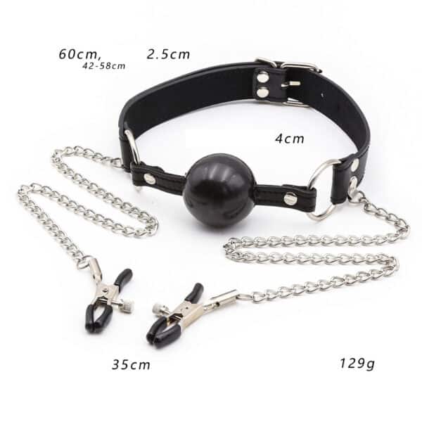 23747-ball-gag-4-cm-with-chained-nipple-clamps-sexshop-Ayia-Napa 23747-ball-gag-4-cm-with-chained-nipple-clamps-sexshop-Ayia-Napa