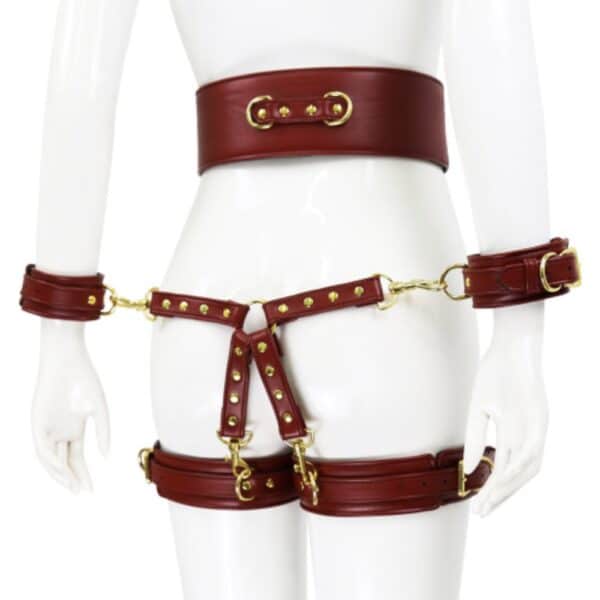 23773-naughty-toys-wine-red-leather-corset-cuffs-hog-tie-restraints-4pcs-set-sex-shop-Limassol-2 23773-naughty-toys-wine-red-leather-corset-cuffs-hog-tie-restraints-4pcs-set-sex-shop-Limassol-2