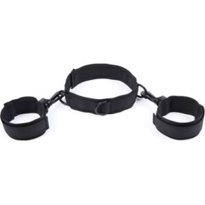 24617-naughty-toys-nylon-collar-with-wrist-restraints-Pafos-sex-shop