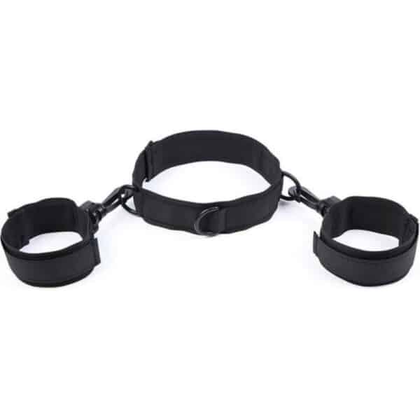 24617-naughty-toys-nylon-collar-with-wrist-restraints-Pafos-sex-shop