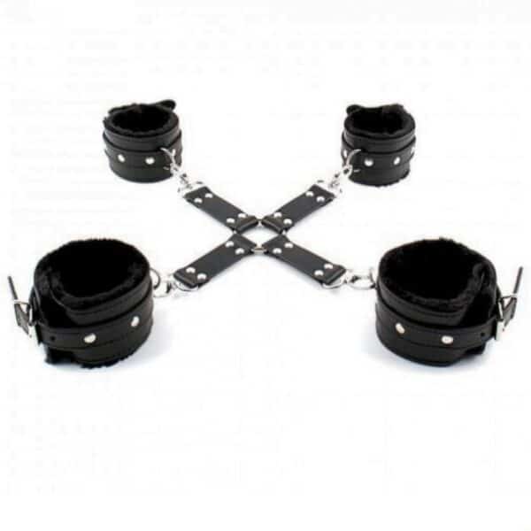 25267-naughty-toys-fur-wrist-ankle-cuffs-with-hog-tie-sex-shop-Larnaca